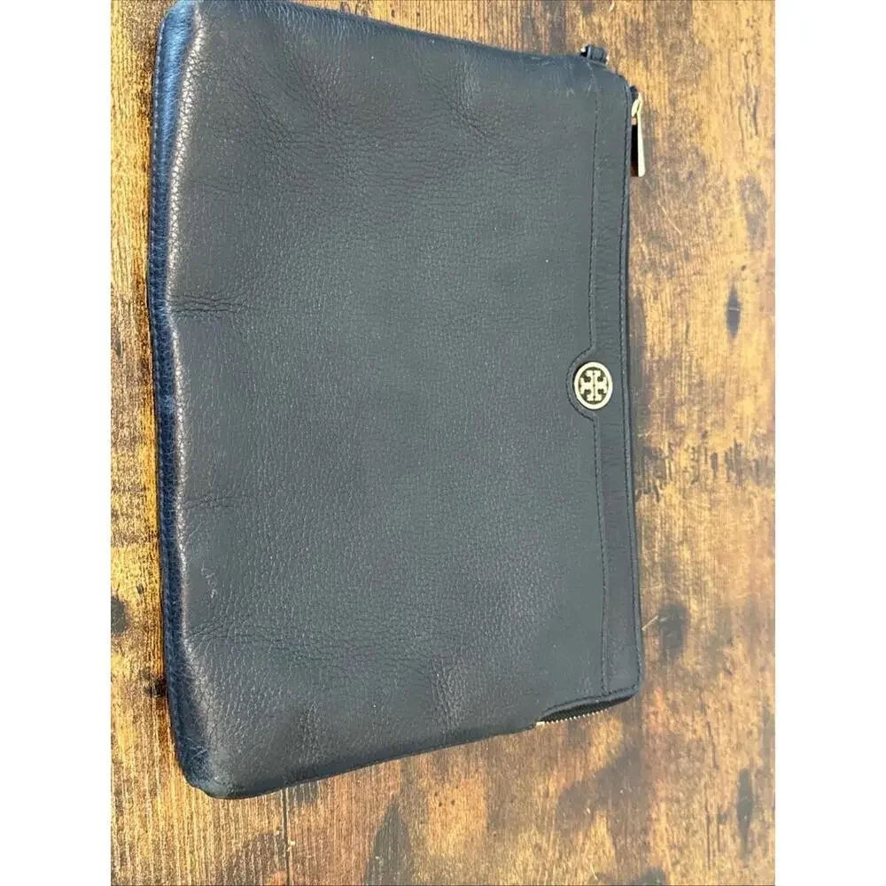 Tory Burch Leather iPad/Tablet Case | Full Size 8.5x11 | Padded | Elegant | VEUC